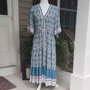 FP TO LOVE Boho Gypsy Maxi Dress Size Medium